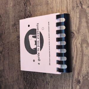 A Guide to Pink Elephants Drink Recipe Book Vintage 1950's